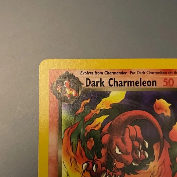 ORIGINAL DARK CHARMELEON POKEMON CARD 1ST EDITION - Picture 7 of 12